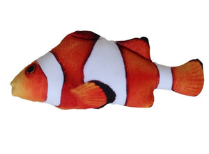 Kemisidi Plush Creative 3D Carp Fish Shape Cat Toy Gifts Catnip Fish Stuffed Pillow Doll Simulation Fish Playing Toy For Pet