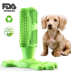 Dog Toothbrush Stick Pets Brushing Stick Dog Teeth Cleaning Chew Toy Teddy Teeth Silicone Perfect Care Products Cleaning Mouth