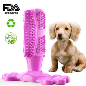 Dog Toothbrush Stick Pets Brushing Stick Dog Teeth Cleaning Chew Toy Teddy Teeth Silicone Perfect Care Products Cleaning Mouth