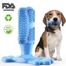 Load image into Gallery viewer, Dog Toothbrush Stick Pets Brushing Stick Dog Teeth Cleaning Chew Toy Teddy Teeth Silicone Perfect Care Products Cleaning Mouth