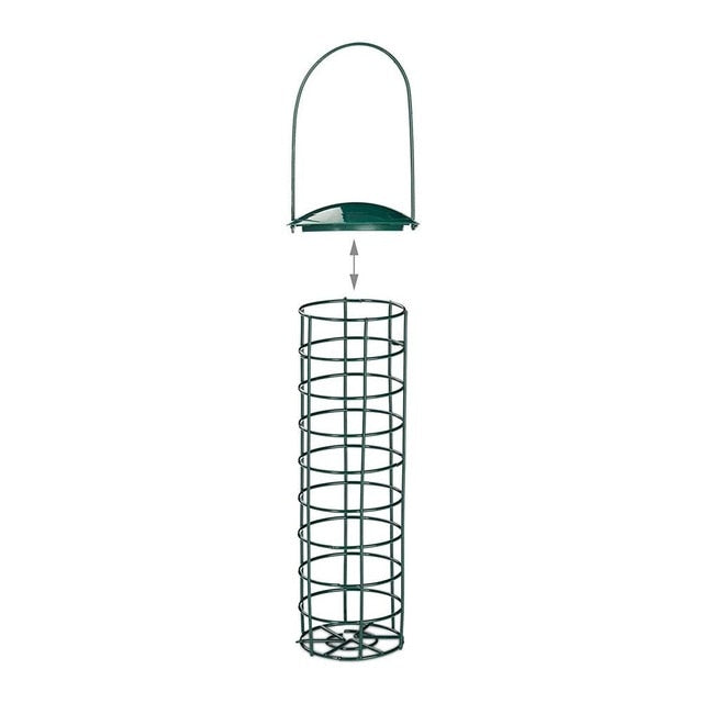 Bird Feeder Outdoor Hanging Mesh Feeding Portable Wild Birds Iron Grease Ball Holder Products Park Garden Tree Container 4