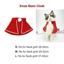 Load image into Gallery viewer, Funny Dog Cat Costume Christmas Cloak Halloween Disguise Clothes For Cats New Year Suit For Small Dogs Pet Photo Props Accessory