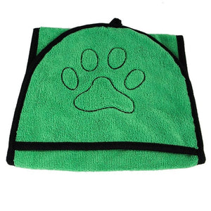 HobbyLane Absorbent Cat Bath Towel with Pocket for Pet Dog Bath Towels for Small Medium Large Dogs Drying Towel