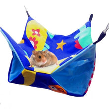 Load image into Gallery viewer, Large Warm Hamster Hanging House Small Animals Squirrel Cotton Hammock Beds Nesters Double Layer Rat Squirrel Hanging Bed Cage