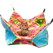 Load image into Gallery viewer, Large Warm Hamster Hanging House Small Animals Squirrel Cotton Hammock Beds Nesters Double Layer Rat Squirrel Hanging Bed Cage