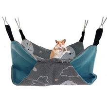 Load image into Gallery viewer, Large Warm Hamster Hanging House Small Animals Squirrel Cotton Hammock Beds Nesters Double Layer Rat Squirrel Hanging Bed Cage