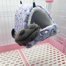 Load image into Gallery viewer, Large Warm Hamster Hanging House Small Animals Squirrel Cotton Hammock Beds Nesters Double Layer Rat Squirrel Hanging Bed Cage