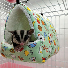 Load image into Gallery viewer, Winter Warm Hammock Guinea Pig Rabbit Hedgehog Bed Sugar Glider Squirrel Hamster Hanging Cave for Small Pet Cage Accessories 30E