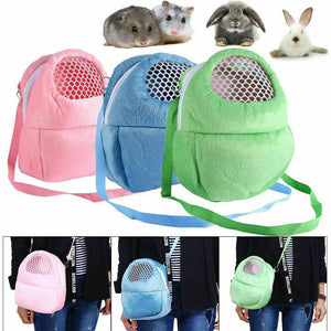 Small Pet Carrier Rabbit Cage Hamster Chinchilla Travel Warm Bags Cages Guinea Pig Carry Pouch Bag Breathable