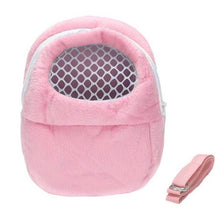 Load image into Gallery viewer, Small Pet Carrier Rabbit Cage Hamster Chinchilla Travel Warm Bags Cages Guinea Pig Carry Pouch Bag Breathable