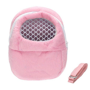 Small Pet Carrier Rabbit Cage Hamster Chinchilla Travel Warm Bags Cages Guinea Pig Carry Pouch Bag Breathable