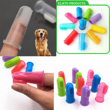 Load image into Gallery viewer, 5.5*2.2cm Super Soft Pet Finger Toothbrush Teddy Dog Brush Addition Bad Breath Tartar Teeth Care Dog Cat Cleaning Supplies