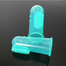 Load image into Gallery viewer, 5.5*2.2cm Super Soft Pet Finger Toothbrush Teddy Dog Brush Addition Bad Breath Tartar Teeth Care Dog Cat Cleaning Supplies