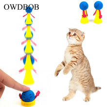 Load image into Gallery viewer, OWDBOB 2pcs/set Funny Jumping Cat Toy Pet Cat Bouncing Toy Puppy Kitten Playing Toys Bouncy Balls Toys for Cat Pet Accessories