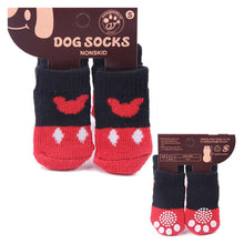 Load image into Gallery viewer, Cotton Rubber Sole Non-slip Breathable Washable Pet Dog Socks For Big Dog Outdoor Sport Dog Socks Winter