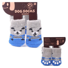 Load image into Gallery viewer, Cotton Rubber Sole Non-slip Breathable Washable Pet Dog Socks For Big Dog Outdoor Sport Dog Socks Winter