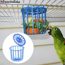 Load image into Gallery viewer, Bird Parrot Feeder Cage Fruit Vegetable Holder Cage Accessories Hanging Basket Container Toys Pet Parrot Feeder Cage Supplies